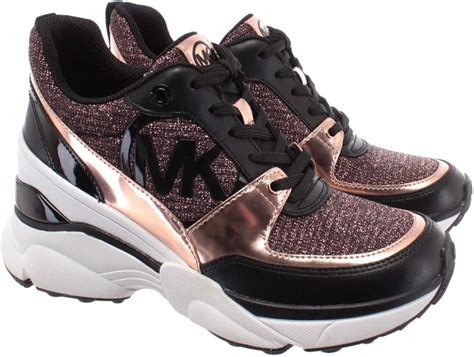 damen schuhe michael kors|Michael Kors rose gold sneakers.